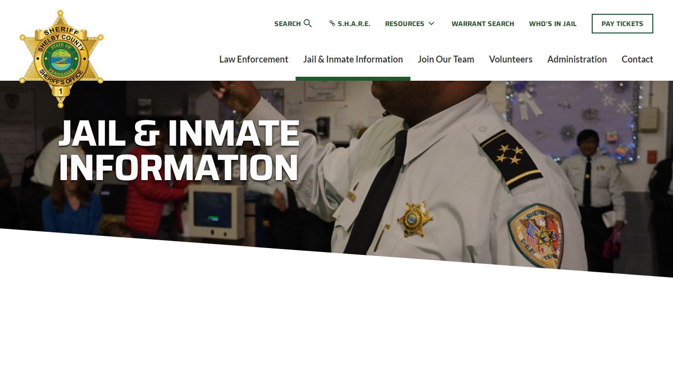 Jail & Inmate Information | Shelby County Sheriff's Office